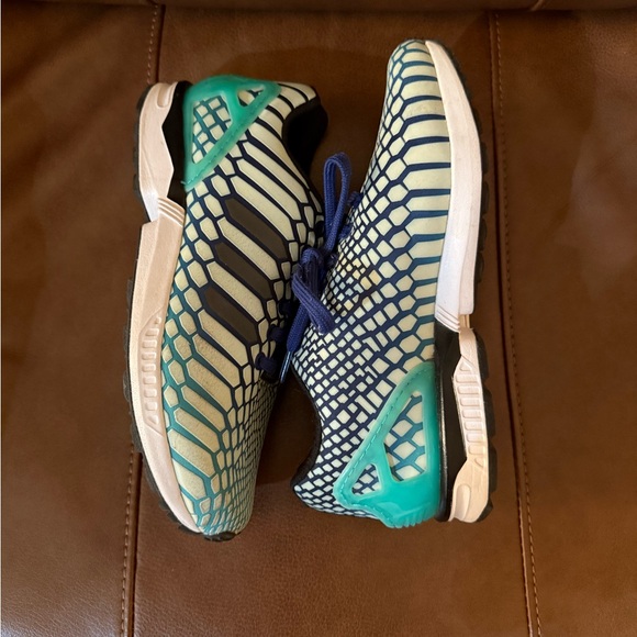 Adidas Zx Flux Xeno Mint (Glow In The dark) size 6 - Picture 5 of 11